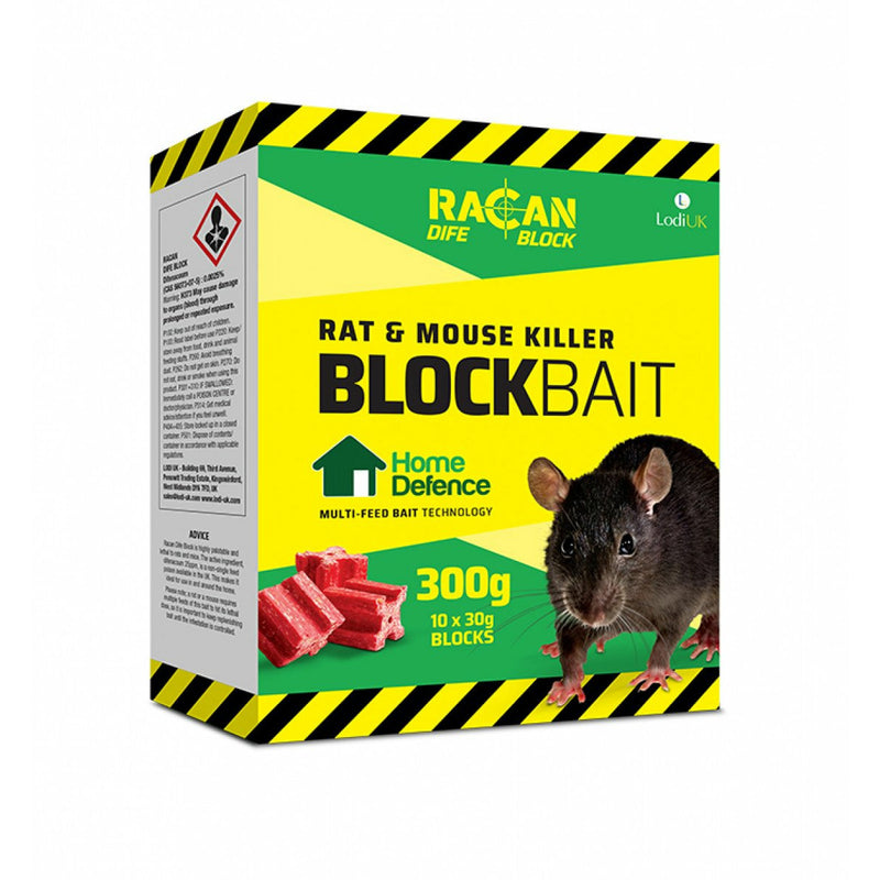 Racan rat and mouse poison blocks